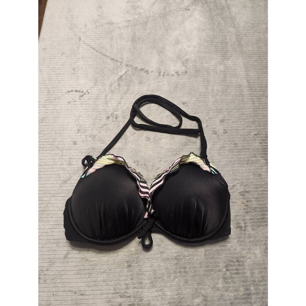 Victorias Secret Gorgeous Add 1.5 Cups Push Up Tie Dye Print Bikini Top Sz 32D